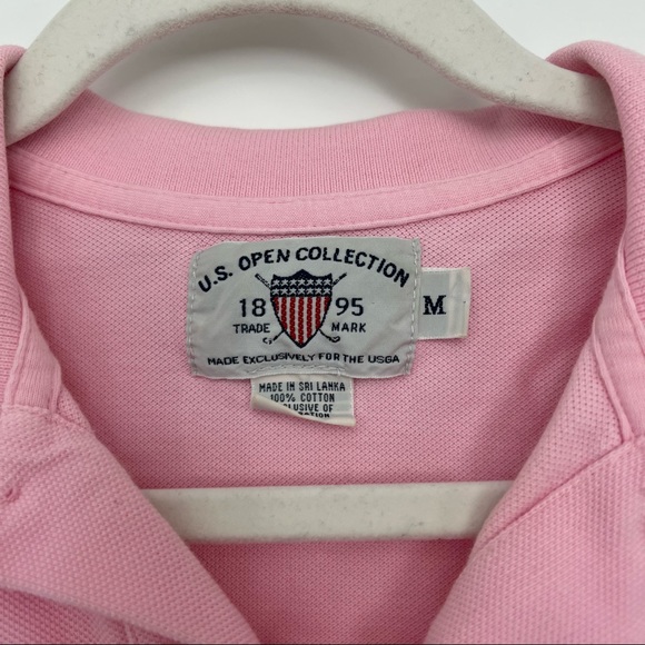 Pink Sleeveless Polo With U.S. Open Collection Design - Picture 3 of 3